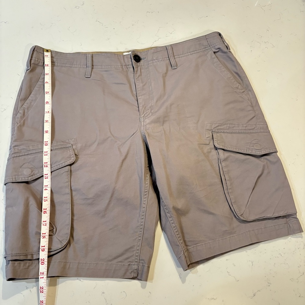 Timberland Relaxed Fit Cargo Shorts Grey/Taupe Mens 38